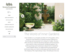 Tablet Screenshot of innergardens.com